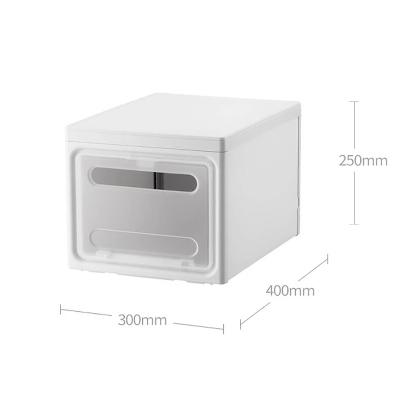 Thùng nhựa đựng đồ mỹ phẩm/đồ chơi/ quần áo (không dùng đựng thực phẩm) 30L màu tự nhiên - INP2001, , large image number null